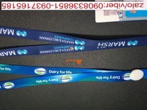 dây đeo thẻ sự kiện event hội nghị hội thảo triễn lảm 2 đầu móc size 2cm