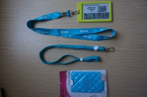 dây đeo thẻ màu xanh ngọc : dây đeo thẻ AIG , MAPET , WIMBLEDON AUSTRALIA MSD VIVOTEK ABBOTT
