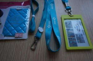 dây đeo thẻ màu xanh ngọc : dây đeo thẻ AIG , MAPET , WIMBLEDON AUSTRALIA MSD VIVOTEK ABBOTT