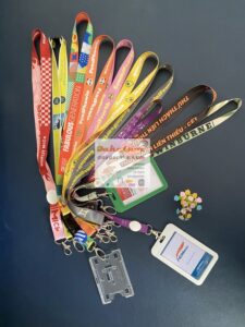 dây đeo thẻ móc  nhựa nhân viên văn phòng nhà  máy hay sự kiện hội thảo